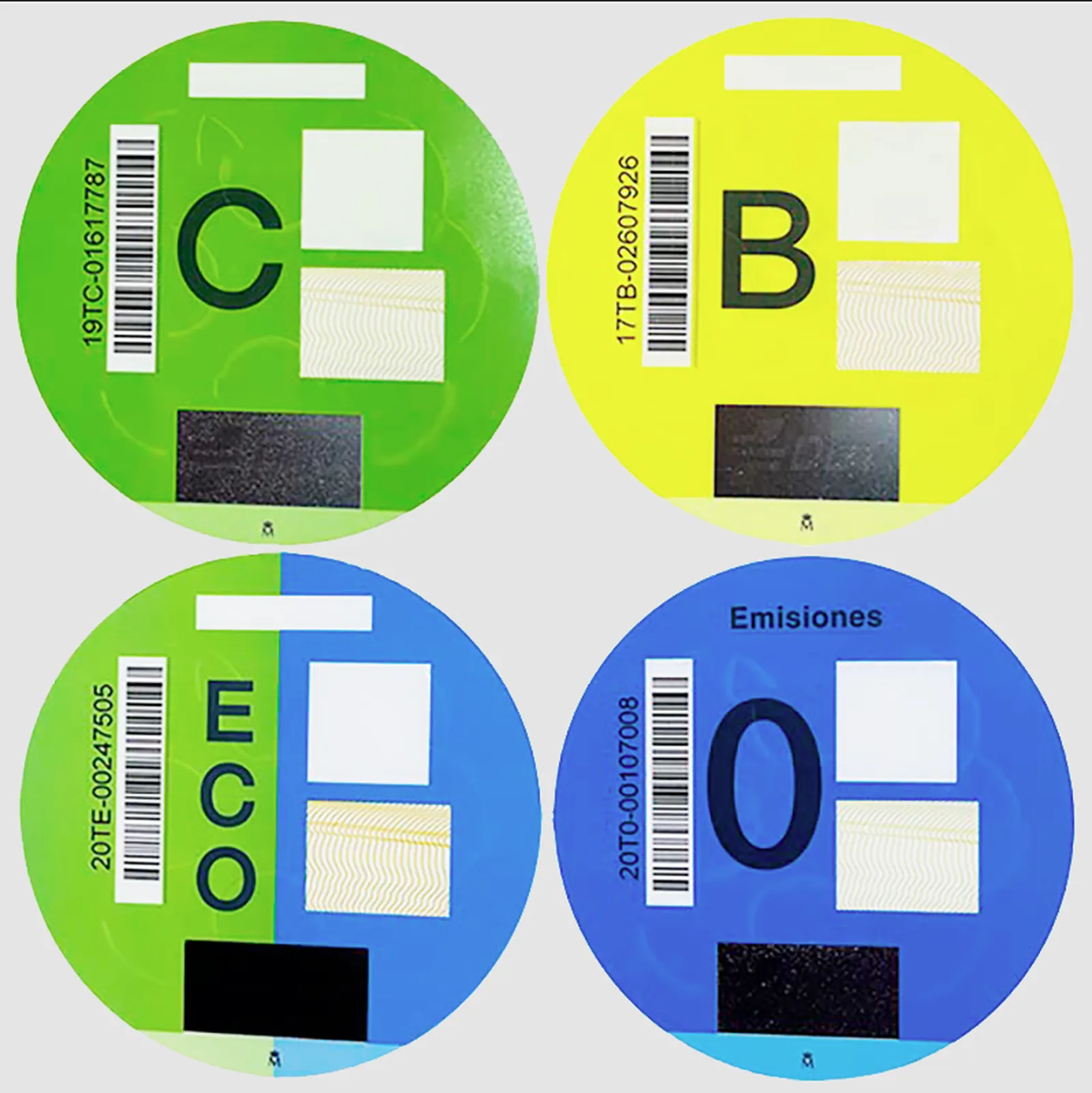 Distintivo medioambiental para el vehículo - Taller de coches colbo